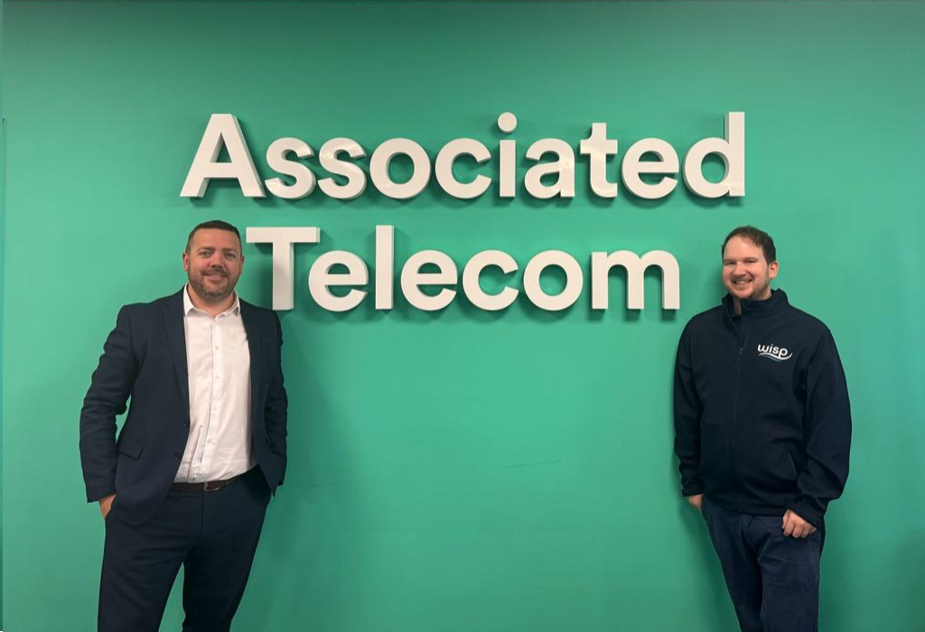 Photo of James from Associated Telecom and Richard from WISP IT